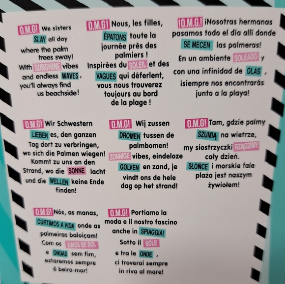 L.O.L Surprise! O.M.G. Set/3 Swim Dolls Coral l Waves, Paradise VIP Coa… - Picture 14 of 16